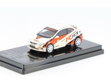 Honda Civic FN2 Type R 2007 Race Livery LHD 1:64 - PARAGON Models  Honda Civic FN2 Type R - kovový model auta 1/64