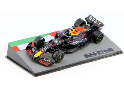 RED BULL RACING RB18 - 2022 Max Verstappen 2022 Japanese Grand Prix 1:43 - Racing Cars časopis s modelem #25  RED BULL RACING - kovový model auta