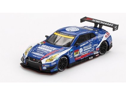 Nissan GT-R NISMO GT3 #56 2023 Super GT Series "Realize Nissan Mechanic Challenge" GT-R Kondo Racing 1:64 - MiniGT  Nissan GT-R NISMO GT3 #56 - kovový model auta 1/64