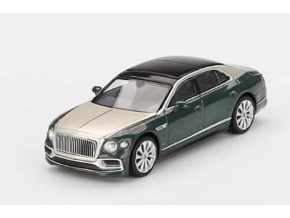 Bentley Flying Spur White Sand Verdant LHD 1:64 - MiniGT  Bentley Flying Spur - kovový model