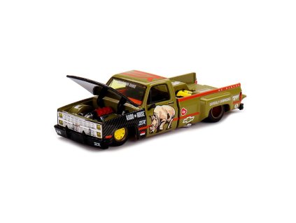 Chevrolet Silverado “Sumatran Rhino” KAIDO x MIZU Diecast 1:64 - MiniGT/Kaido Works  Chevrolet Silverado - kovový model