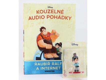 Raubíř Ralf a internet - kniha s figurkou Kouzelné Audio Pohádky Disney #64 - DeAgostini  Raubíř Ralf a internet - Kouzelné Audio Pohádky Disney - DeAgostini
