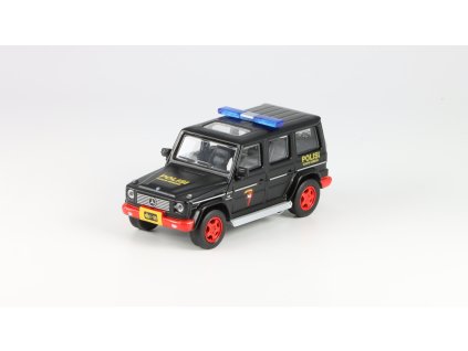 Mercedes-Benz G55 AMG Policie Korps Brimob 1:64 - Kyosho  Mercedes-Benz G55 AMG - kovový model