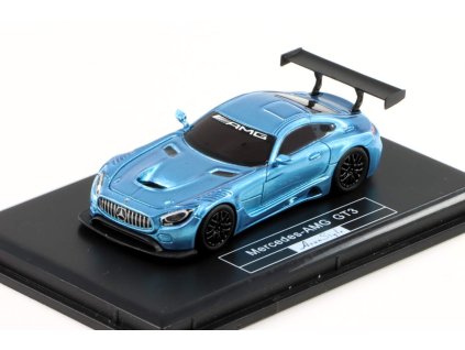 Mercedes-Benz AMG GT3 2017 modrá metalíza 1:87 - Frontiart  Mercedes-Benz AMG - kovový model