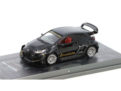 Toyota GR Yaris Pandem černá 1:64 - TARMAC Models BAZAROVÉ ZBOŽÍ  Toyota Yaris Pandem - kovový model auta 1/64