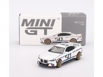 BMW M4 ( G82 ) 3.0 CSL White 1:64 - MiniGT  BMW M4 - kovový model