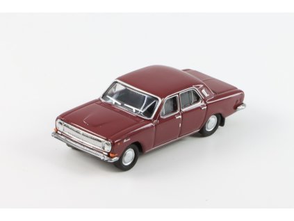 Volga GAZ M24 červená 1:120 - Herpa  Volga GAZ M24 - sběratelský model