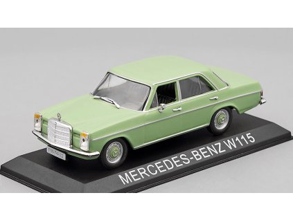 Mercedes-Benz W115 1:43 - DeAgostini Legendás Autói časopis s modelem  Mercedes W115 - kovový model