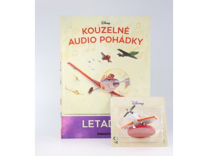 Letadla - kniha s figurkou Kouzelné Audio Pohádky Disney #67 - DeAgostini  Letadla - Kouzelné Audio Pohádky Disney - DeAgostini