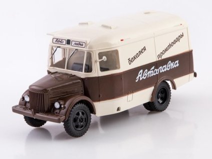 PAZ-659 Pojízdná Prodejna 1:43 - MODIMIO - Naše autobusy časopis s modelem Speciální edice #12  PAZ-659 Pojízdná Prodejna - kovový model auta