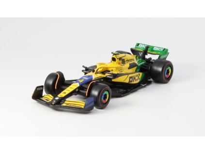 McLaren F1 MCL38 Monaco Grand Prix 2024 #4 1:43 - Bburago  McLaren F1 MCL38 - kovový model auta