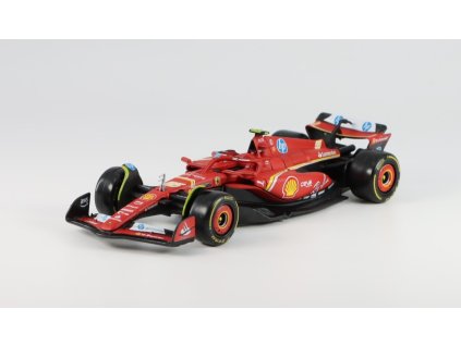 Ferrari F1 SF-24 #55 1:43 - Bburago  Ferrari F1 SF-24 - kovový model auta