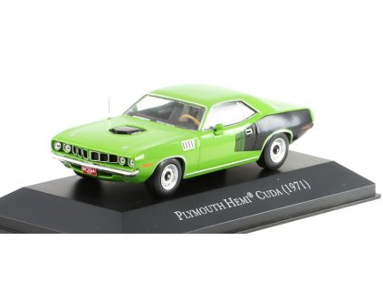 Plymouth Hemi Cuda 1971 1:43 - Altaya časopis s modelem  Plymouth HEMI Cuda - kovový model auta