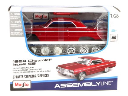 Chevrolet Impala SS 1964 1:26 KIT Stavebnice - Maisto  Chevrolet Impala - Stavebnice