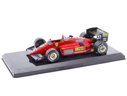 Ferrari F1 156-85 Michele Alboreto #27 1985 1:24 - Centauria časopis s modelem  Ferrari F1 - kovový model