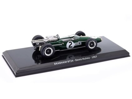 Brabham BT24 Denis Hulme #2 1967 1:24 - Centauria časopis s modelem  Brabham BT24 - kovový model