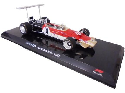 Lotus F1 49B Graham Hill #10 1968 1:24 - Centauria časopis s modelem  Lotus F1 - kovový model