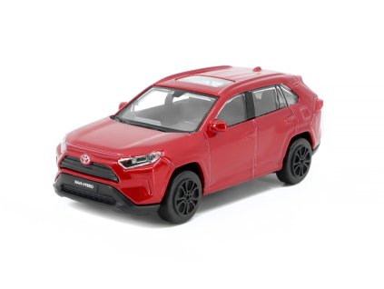 Toyota RAV 4 červená - 1:43 Bburago  Toyota RAV4 - kovový model auta
