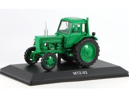 MTZ-82 1:43 - Hachette Traktory časopis s modelem  MTZ-82 - Traktory
