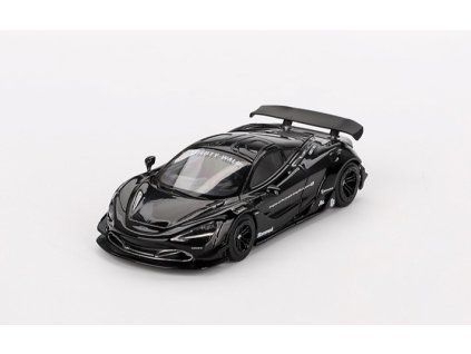 McLaren 720S Black 1:64 - MiniGT  McLaren 720S - kovový model auta 1/64