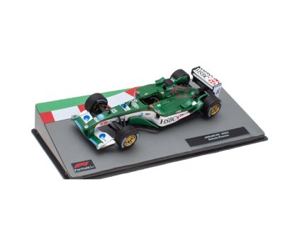 Jaguar R4 F1 #15 2003 Antonio Pizzonia 1:43 - Formula 1 Cars časopis s modelem  Jaguar R-4 2003 Antonio Pizzonia - kovový model auta