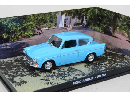 Ford Anglia James Bond 1:43 časopis s modelem  Ford Anglia - kovový model auta