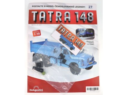Tatra 148 1:10 - časopis #27 se stavebnicí DeAgostini  Tatra 148 - stavebnice DeAgostini