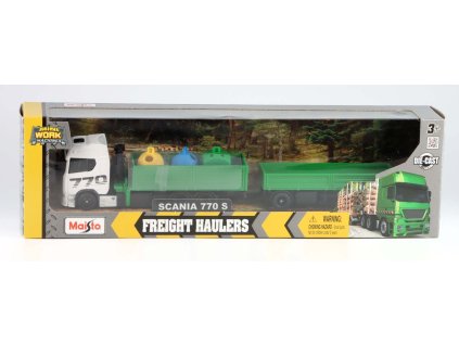 Scania S770 V8 Truck s nákladem 2021 1:64 - Maisto  Scania S770 - kovový model auta