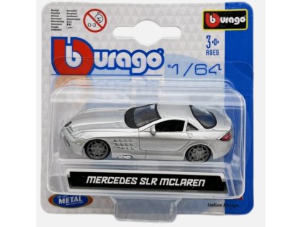 Mercedes-Benz SLR McLAREN 2003 1:64 - Bburago  Mercedes SLR - kovový model