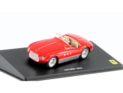 Ferrari 340 MM Spider 1953 1:43 - DeAgostini časopis s modelem  Ferrari 340 MM - kovový model