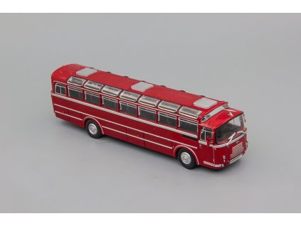 Van Hool 306 1:72 - Kultovní autobusy minulé éry časopis s modelem  Van Hool 306 - kovový model