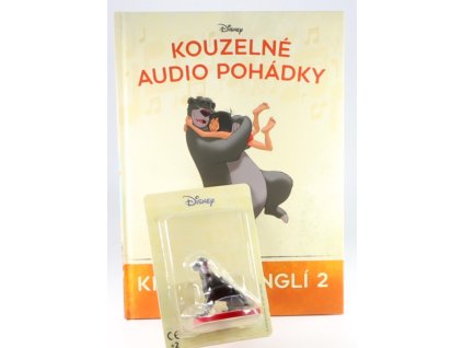 Kniha Džunglí 2 - kniha s figurkou Kouzelné Audio Pohádky Disney #70 - DeAgostini  Kniha Džunglí 2 - DeAgostini