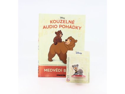 Medvědí bratři - kniha s figurkou Kouzelné Audio Pohádky Disney - DeAgostini  Medvědí bratři kniha s figurkou - DeAgostini