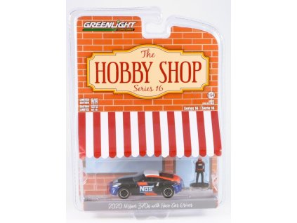 Nissan 370Z 2020 s Figurkou 1:64 - GreenLight  Nissan 370Z - kovový model