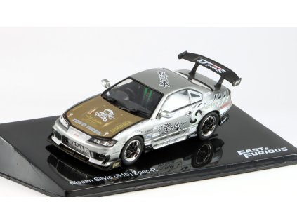 Nissan Sil Via R-Spec S15 1999 Rychle a Zběsile 1:43 - DeAgostini časopis s modelem  Nissan - kovový model