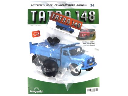 Tatra 148 1:10 - časopis #34 se stavebnicí DeAgostini  Tatra 148 - stavebnice DeAgostini