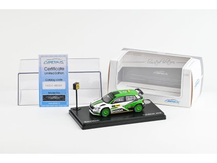 Škoda Fabia III R5 (2015) 1:43 - R5 TAXI 1:43 Limitovaná edice - Abrex  Limitovaná edice - vyrobeno pouze 300 kusů! - kovový model