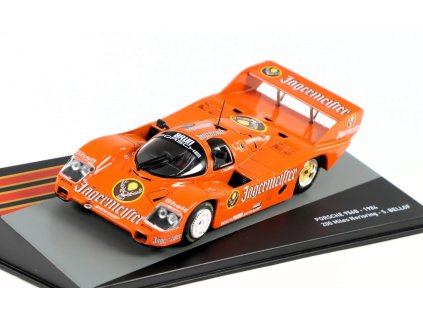 Porsche 956B 200 Miles Norisring 1984 S. Bellof 1:43 - Centauria časopis s modelem #47  Porsche 956B - kovový model