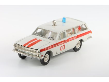 Volha Volga GAZ-24-02 sanitka 1:43 - TANTAL cca 35 let starý model - SOUKROMÝ INZERAT  GAZ-24-02 - kovový model