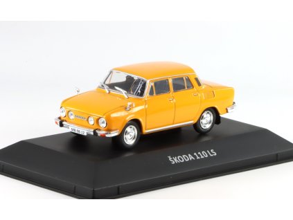 Škoda 110 LS 1973 1:43 - ŠKODA DeAgostini časopis s modelem #20 BAZAROVÉ ZBOŽÍ  Škoda 110 LS - kovový model