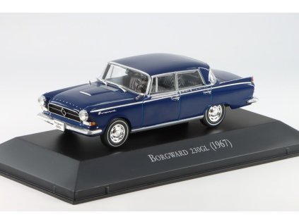 Borgward 230GL 1967 1:43 - DeAgostini časopis s modelem  Borgward 230GL - kovový model