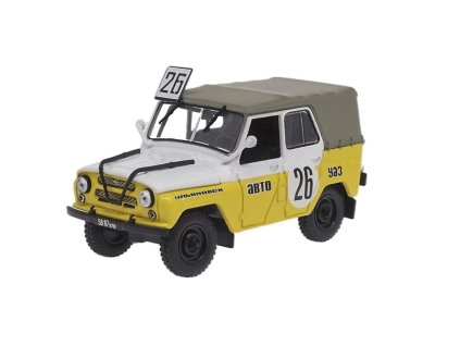 UAZ-469 Cross 1:43 - DeAgostini časopis s modelem  UAZ 469 - kovový model