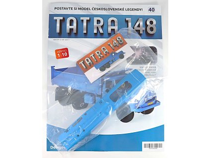 Tatra 148 1:10 - časopis #40 se stavebnicí DeAgostini  Tatra 148 - stavebnice DeAgostini