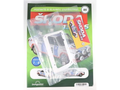 Škoda 130 RS 1:8 - časopis #95 se stavebnicí  Škoda 130 RS 1:8 - časopis #95 se stavebnicí
