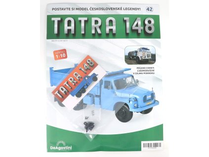 Tatra 148 1:10 - časopis #42 se stavebnicí DeAgostini  Tatra 148 - stavebnice DeAgostini