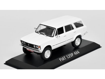 Fiat 125P 4x4 1:43 - DeAgostini Legendás Autói časopis s modelem  Fiat 125P 4x4 - kovový model