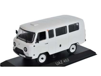 UAZ 452 1:43 - DeAgostini Legendás automói časopis s modelem  UAZ-452 - kovový model