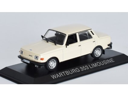 Wartburg 353 Limousine 1:43 - DeAgostini Legendás automói časopis s modelem  Wartburg 353 - kovový model