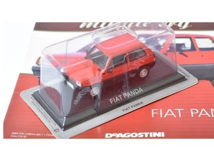 FIAT PANDA 1:43 - DeAgostini Legendás Autói časopis s modelem  FIAT PANDA - kovový model