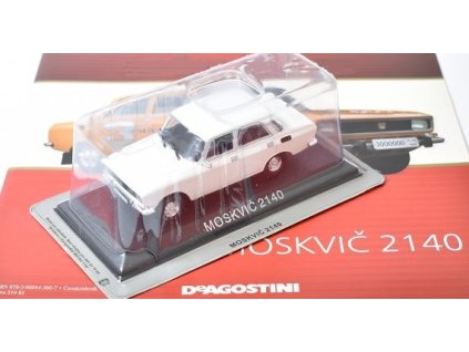 Moskvič 2140 1:43 - DeAgostini Legendás automói časopis s modelem  Moskvič-2140 - kovový model